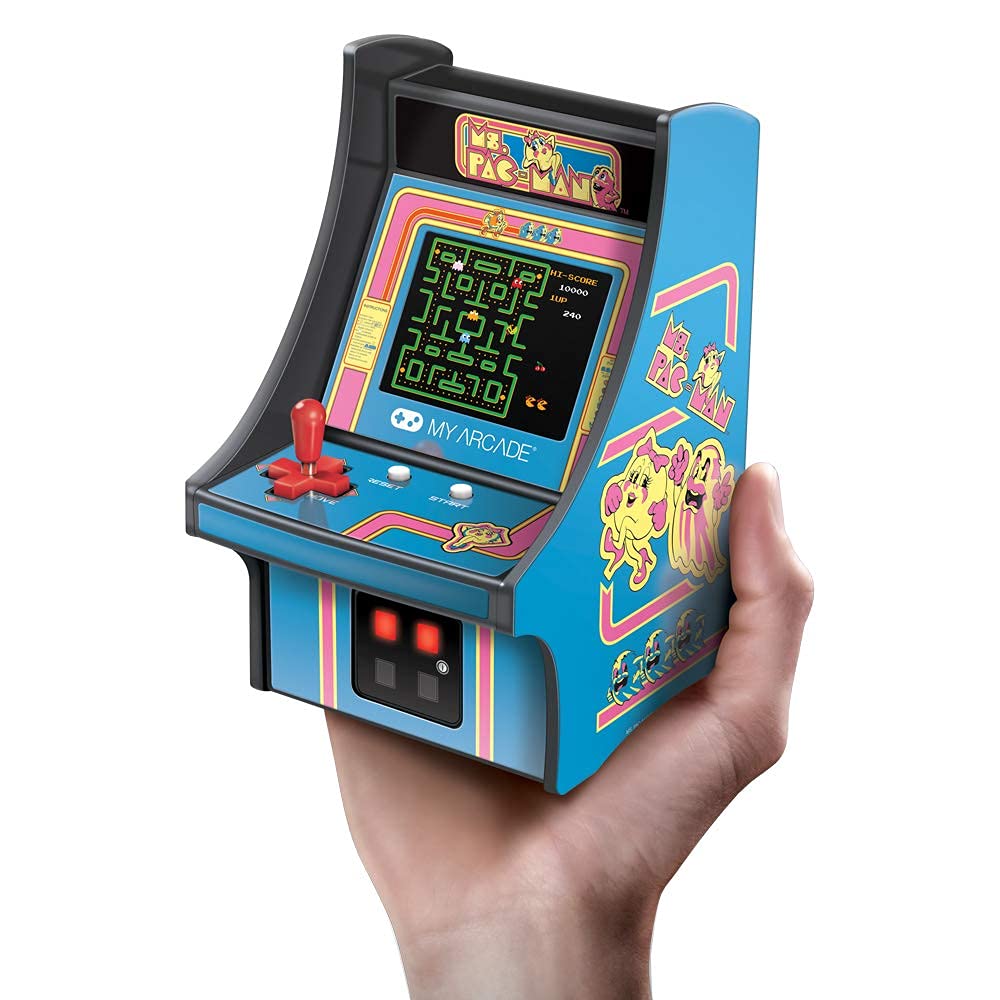 My Arcade Micro Player - Retro Arcade Miss Pac-Man Console - Portable Electronic Game