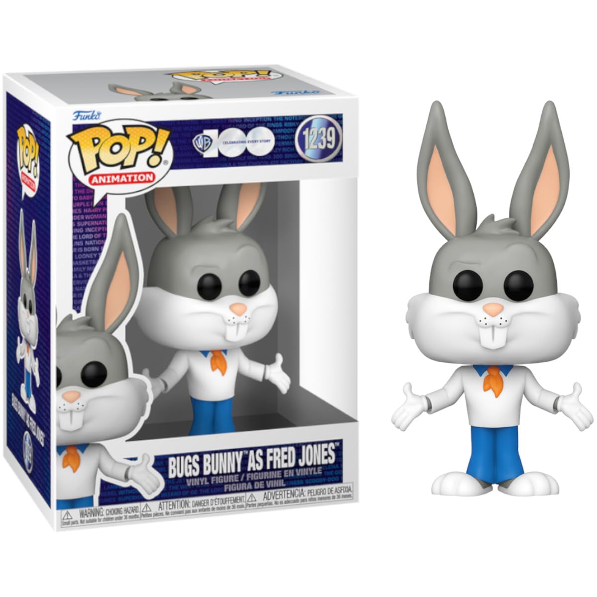 Funko Pop! Animation: Hb - Bugs Bunny As Fred - Looney Tunes - Figura De Vinilo Coleccionable - Idea De Regalo- Mercancia Oficial - Juguetes Para NiñOs Y Adultos - Tv Fans
