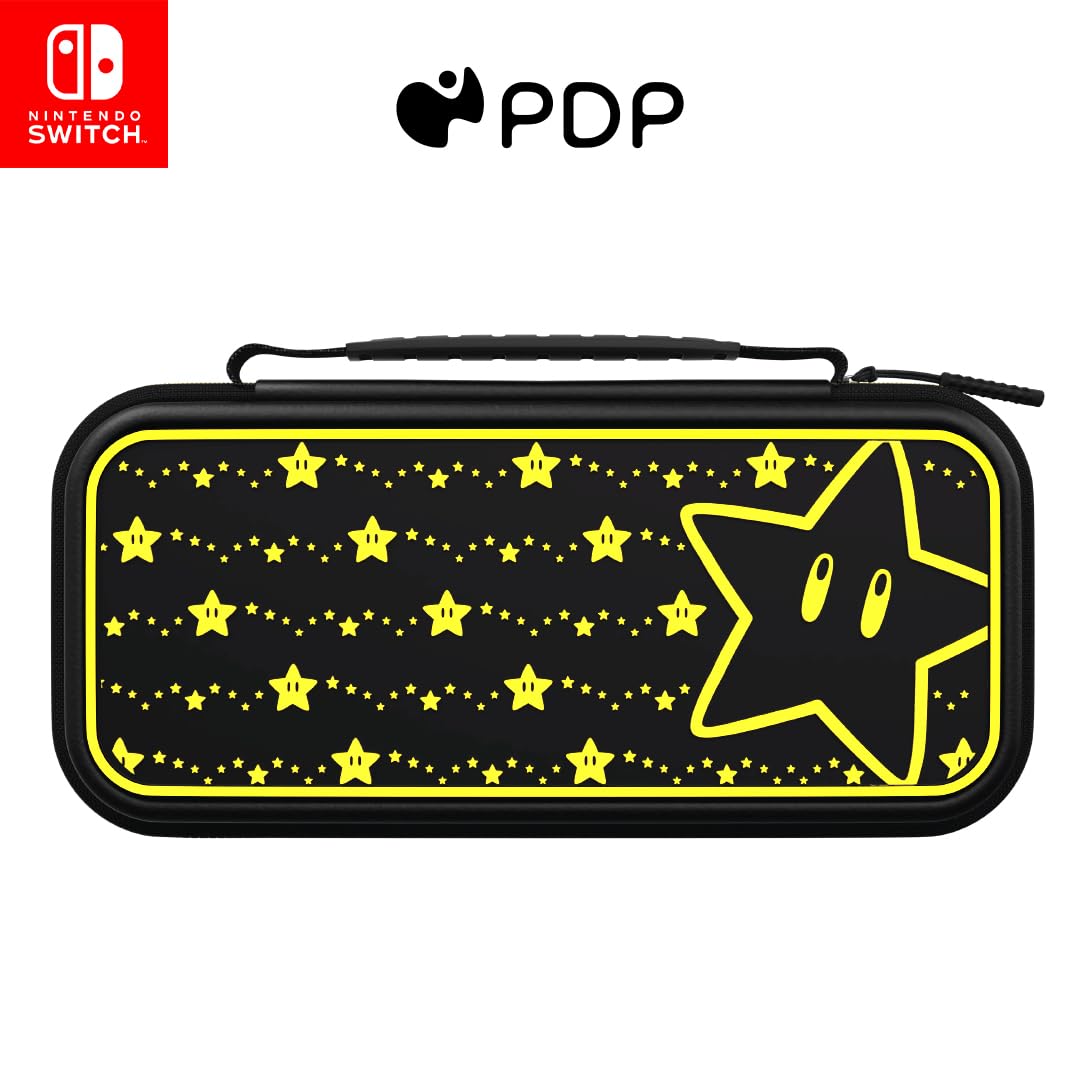 Funda Pdp Plus Glow Super Star ( NINTENDO SWITCH - /Switch Lite/Switch OLED) - Almacenamiento para viaje