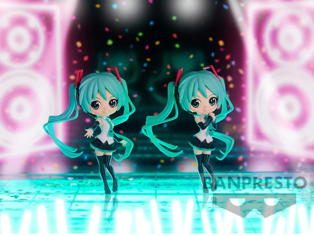 Banpresto - Figura Q Posket Hatsune Miku V4x Style (Ver.A) 14cm Multicolor Bp18911