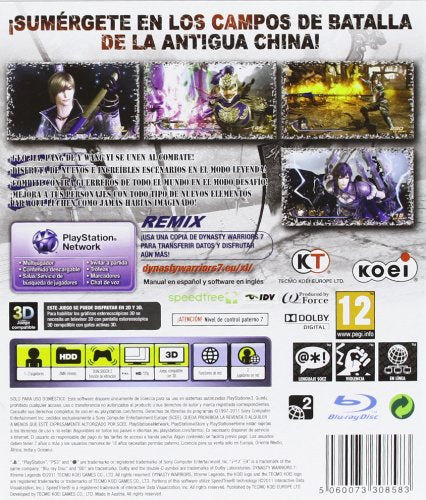 Dynasty Warriors 7 Xtreme Legen DS - PS3 PAL ESP - Nuevo