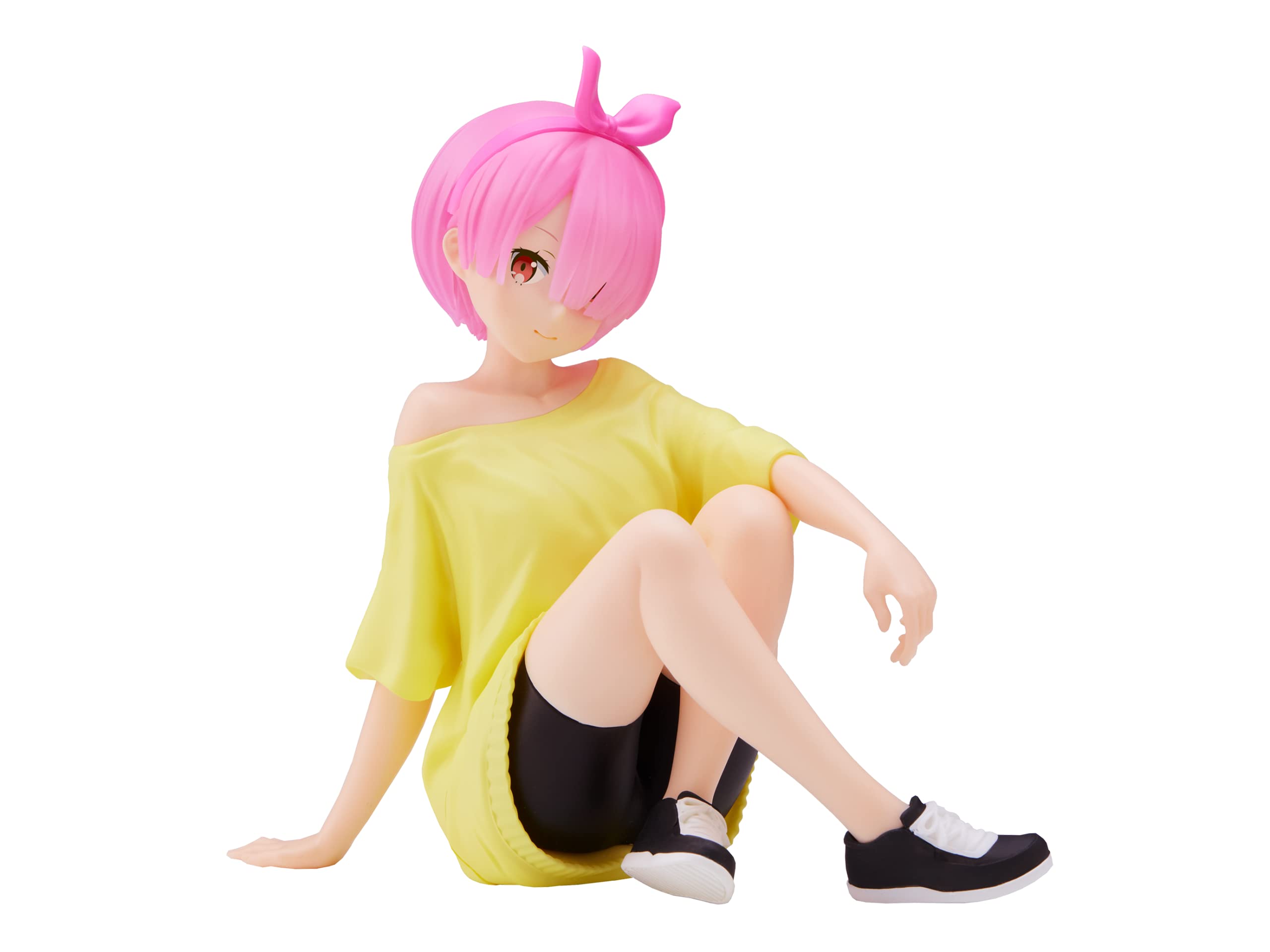Banpresto Bp18590 Figura De AccióN Ram Training Style Re: Zero -Starting Life In Another World - Relax Time 14 Cm, Multicolor
