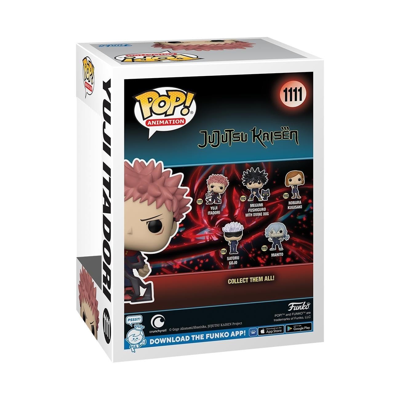Funko Pop! Animation: Jujutsu Kaisen - Yuji Itadori - Brilla En La Oscuridad Chase - Figura De Vinilo Coleccionable - Idea De Regalo- Mercancia Oficial - Juguetes Para NiñOs Y Adultos - Anime Fans