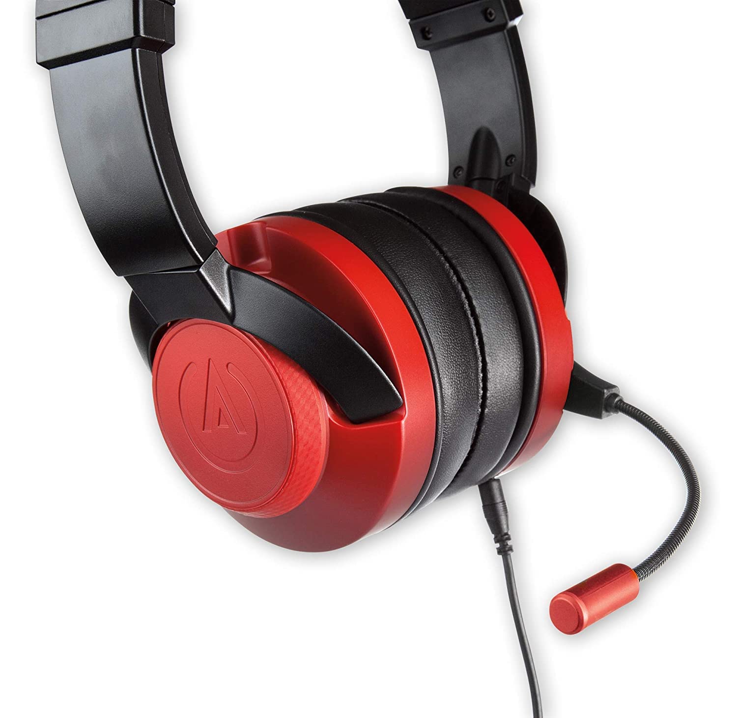 Powera Fusion 1512376-01 - Auriculares De Juego Con Cable, Color Rojo Decolorado (Crimson Fade)