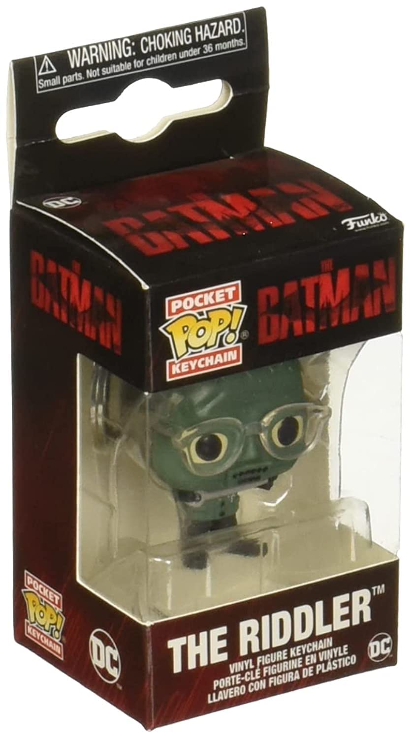 Llavero Funko Pop Dc The Batman The Riddler Coleccionable (Merchandising) - Idea De Regalo