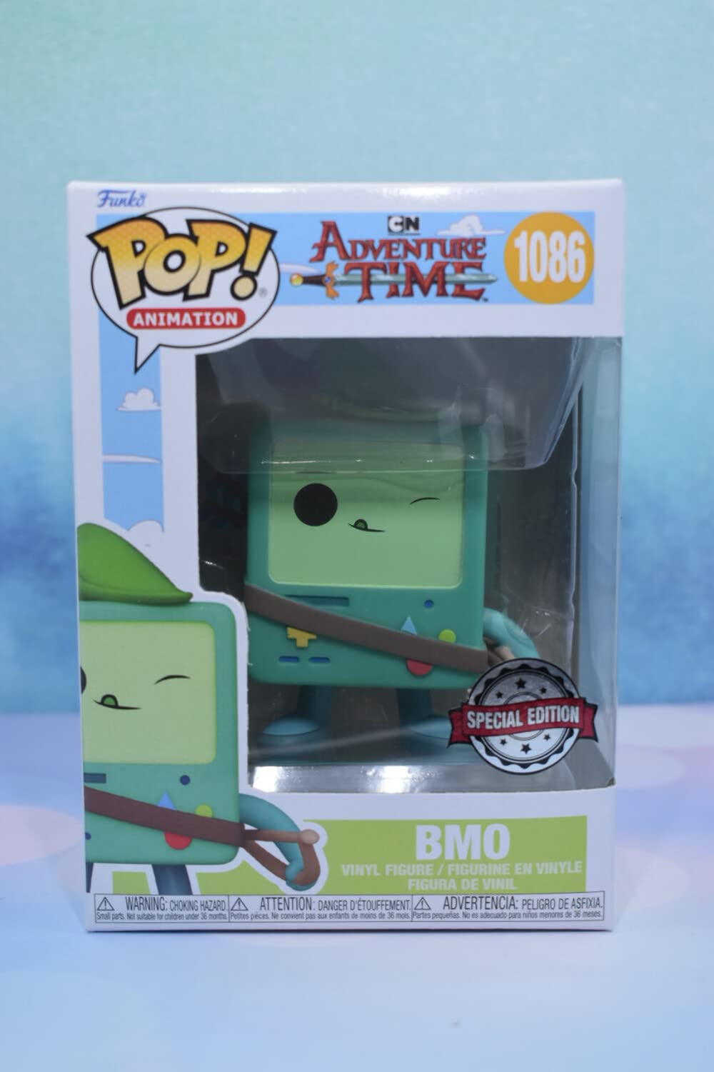 Funko Pop! Animation: At - Bmo With Bow - Adventure Time - Figura De Vinilo Coleccionable - Idea De Regalo- Mercancia Oficial - Juguetes Para NiñOs Y Adultos - Tv Fans