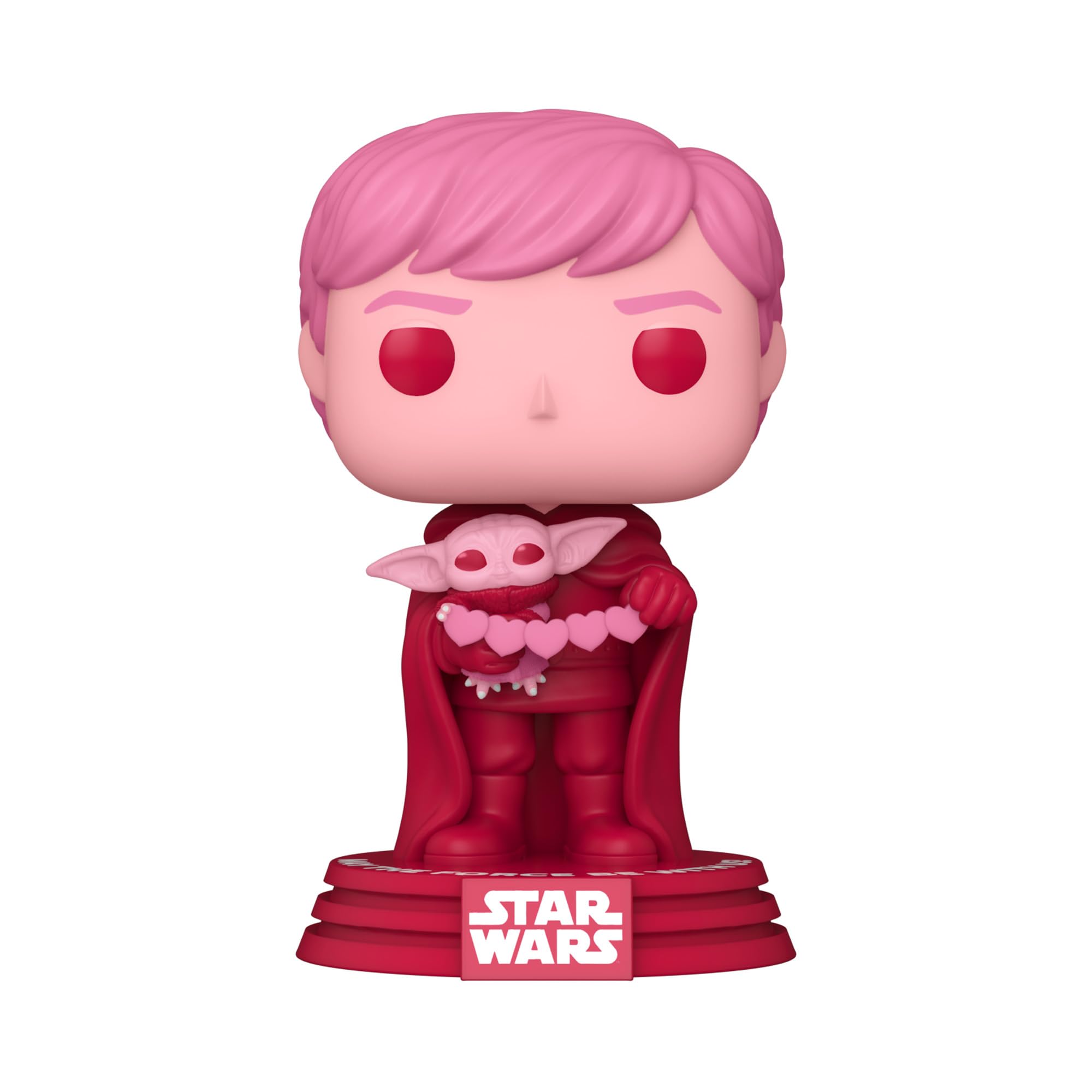 Funko Pop! Star Wars: Valentines - Luke Skywalker & Grogu (The Child, Baby Yoda) - The Mandalorian - Figura De Vinilo Coleccionable - Idea De Regalo- Mercancia Oficial - Juguetes Para NiñOs Y Adultos