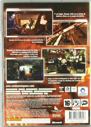 Ubisoft Tom Clancy's Rainbow Six Vegas - Juego de Acción y Estrategia en la Ciudad del Pecado