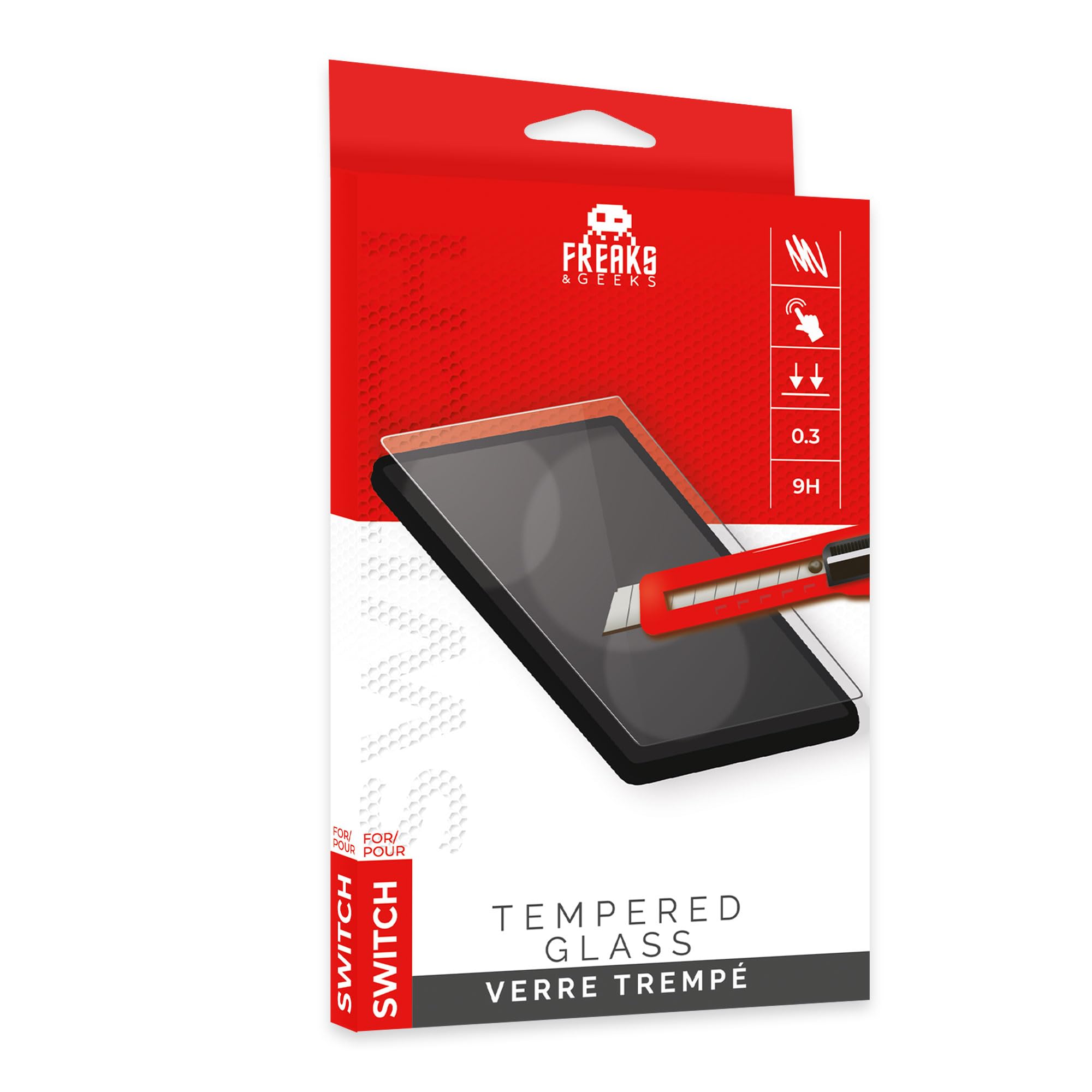 Protector De Pantalla Freaks And Geeks Vidrio Templado ( NINTENDO SWITCH - )