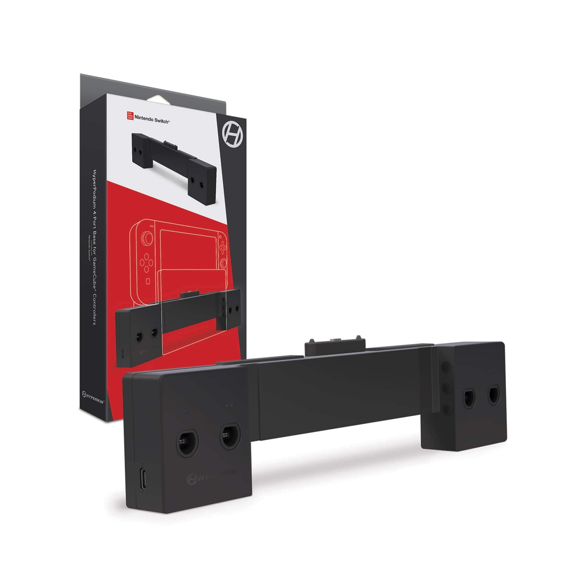 Adaptateur Hyperkin Hyperpodium 4 manettes Gamecube pour Switch