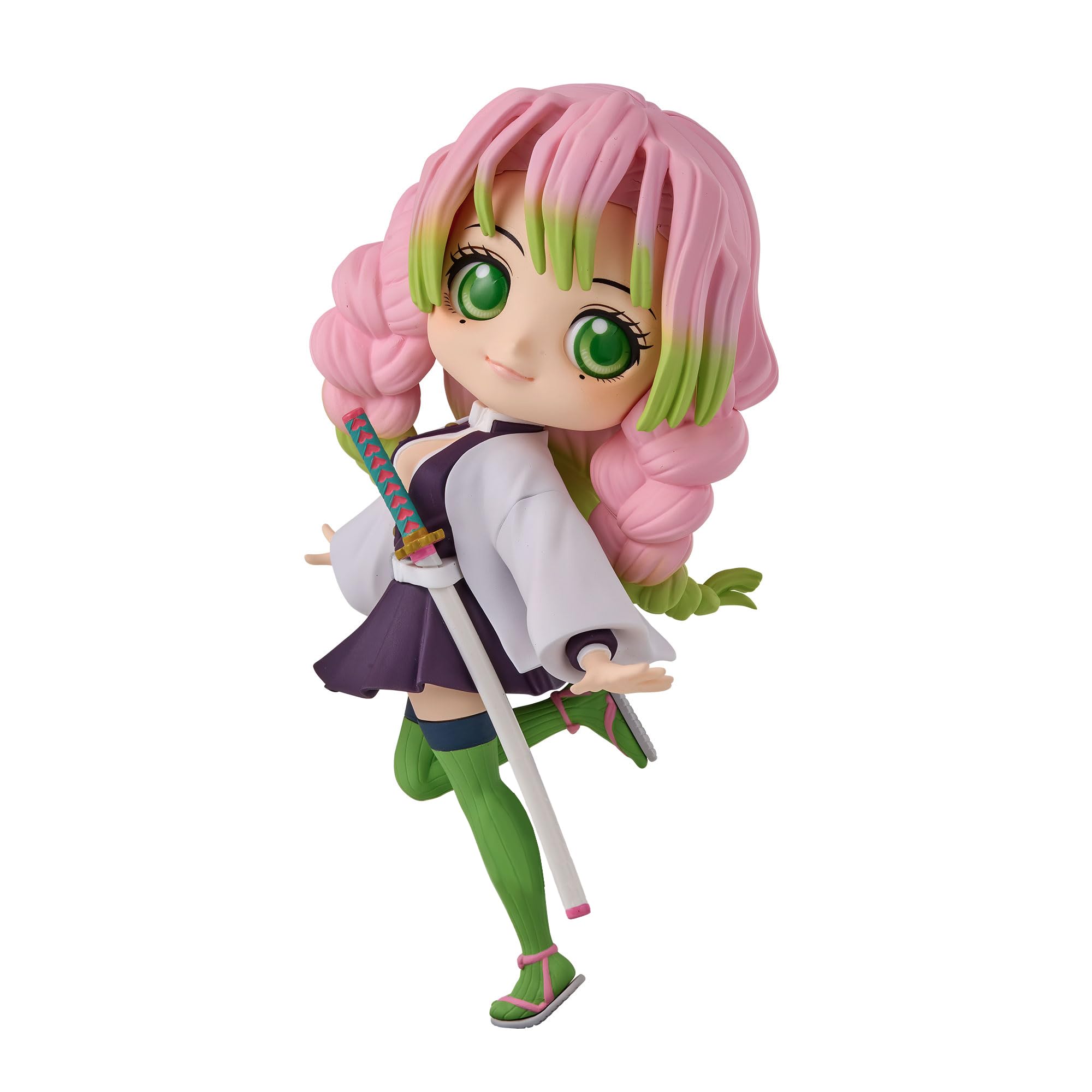 Banpresto Figurine Q Posket Mitsuri Kanroji II Demon Slayer : Kimetsu No Yaiba 14 cm MulticoloreBP88381