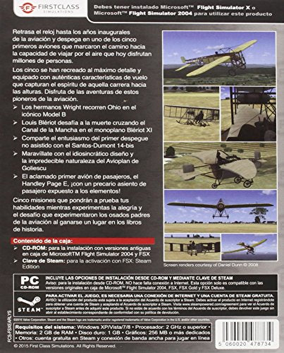 Videojuego Early Years Of Flight: Expansion Para Fsx Pc [Pal Esp] - Nuevo