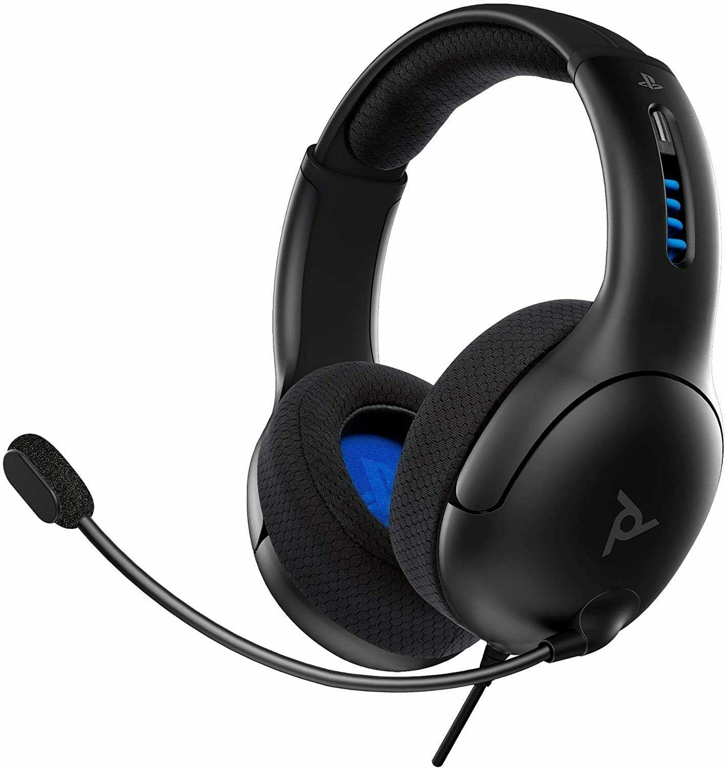 PDP LVL50 Auriculares Gaming con Cable y Micrófono – Sonido Estéreo HD 50mm, Compatibles con PS5, PS4, PC y Más