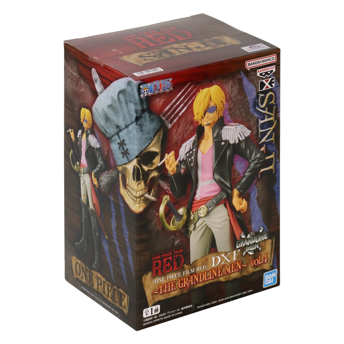 Banpresto Figura De Accion One Piece Dxf - The Grandline Men Vol.4 (Tba) Sanji 17 Cm Bp18950 Multicolor