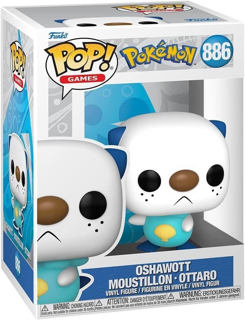 Funko Pop! Jeux : Pokémon - Oshawott - Figurine en Vinyle de Collection - Idée Cadeau - Marchandise Officielle - Jouets pour Enfants et Adultes - Fans de Jeux Vidéo - Poupée pour Collectionneurs et Exposition