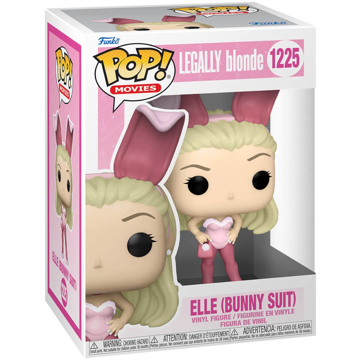 Funko Pop! Movies: Legally Blonde - Elle Woo DS - As Bunny - Figura de Vinilo Coleccionable - Idea de Regalo- Mercancia Oficial - Juguetes para Niños y Adultos - Movies Fans - Muñeco para Coleccionistas