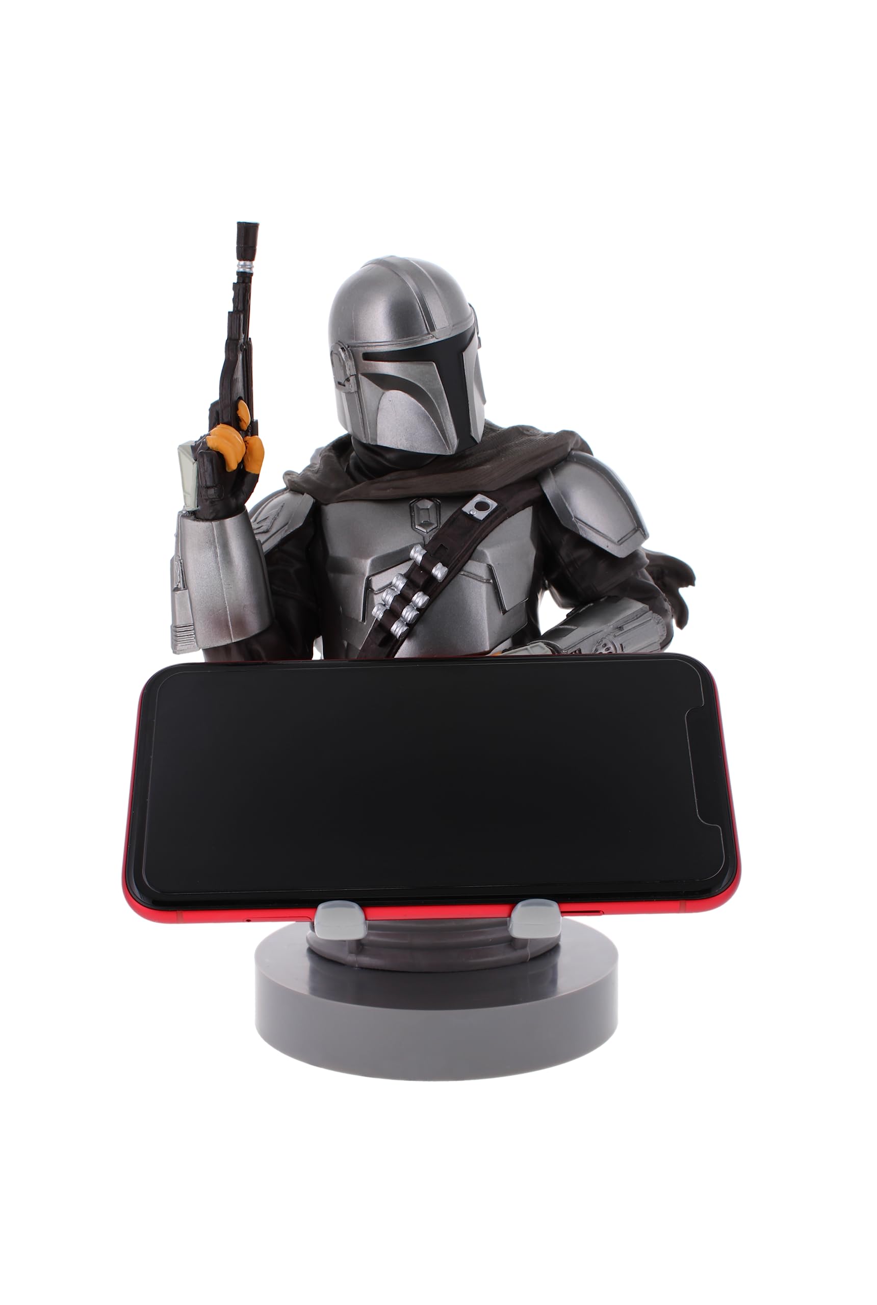 Cable Guys - Star Wars The Mandalorian Gaming Accessories Holder & Phone Holder For Most Controller ( XBOX - , Play Station, Nintendo Switch) & Phone