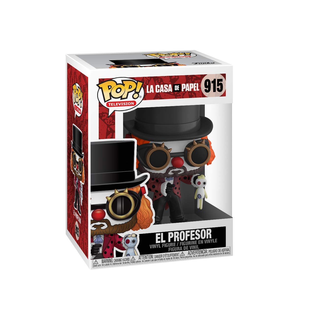 Funko Pop! Tv: La Casa De Papel - Professor - Money Heist - Figura De Vinilo Coleccionable - Idea De Regalo- Mercancia Oficial - Juguetes Para NiñOs Y Adultos - Tv Fans - MuñEco Para Coleccionistas