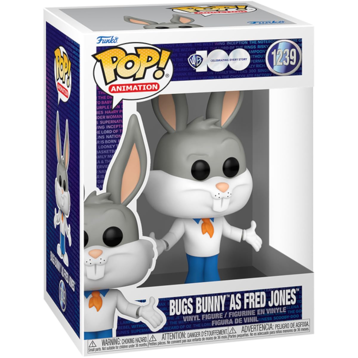 Funko Pop! Animation: Hb - Bugs Bunny As Fred - Looney Tunes - Figura De Vinilo Coleccionable - Idea De Regalo- Mercancia Oficial - Juguetes Para NiñOs Y Adultos - Tv Fans