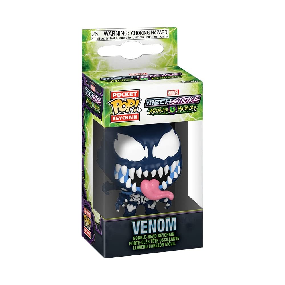 Funko Pop! Porte-clés : Monster Hunters - Venom - Marvel Comics - Marvel Comics - Porte-clés original en vinyle à collectionner - Remplissage de chaussettes - Idée cadeau - Marchandise officielle