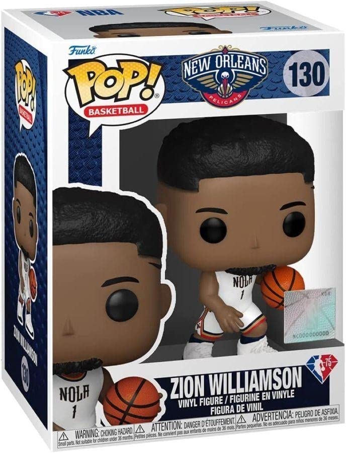 Funko Pop! Nba: Pelicans - Zion Williamson - (Blue Jersey) - Figuras Miniaturas Coleccionables Para ExhibicióN - Idea De Regalo - MercancíA Oficial - Juguetes Para NiñOs Y Adultos - Fans De Sports