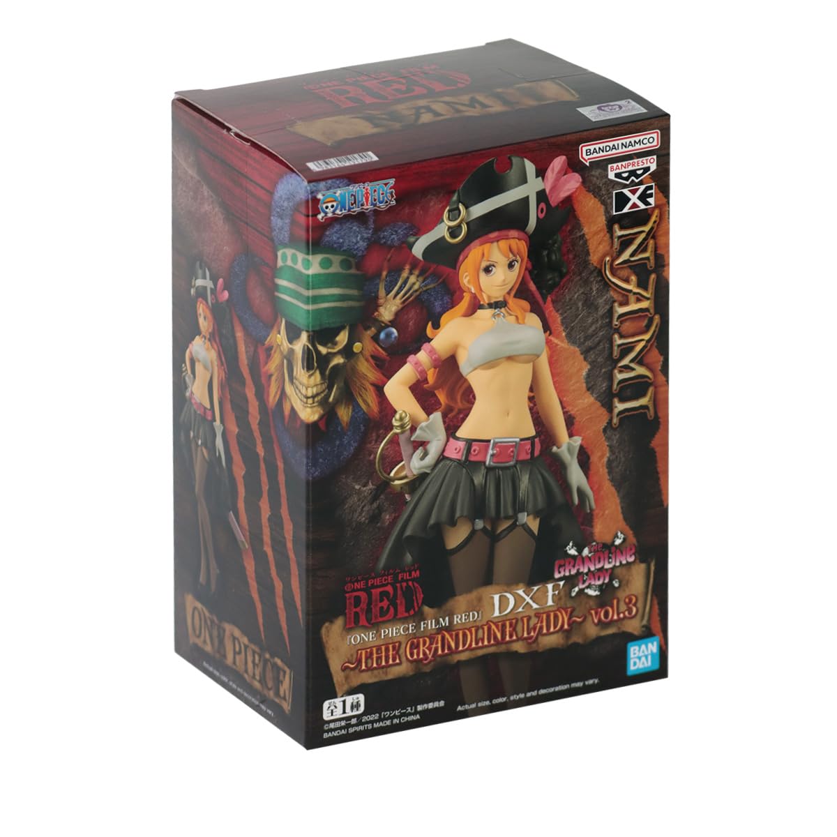 Banpresto - Figura De Accion Nami One Piece Film Red - Dxf The Grandline Lady Volumen 3 17cm Multicolor Bp19179