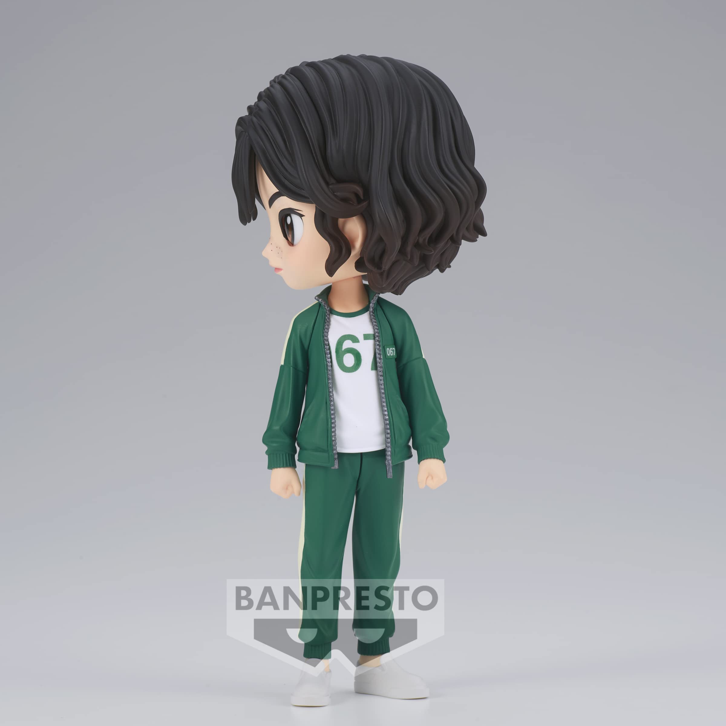 Banpresto - Figura Q Posket Kang Sae Byeok El Juego Del Calamar, 14 Cm, Bp19655, Multicolor