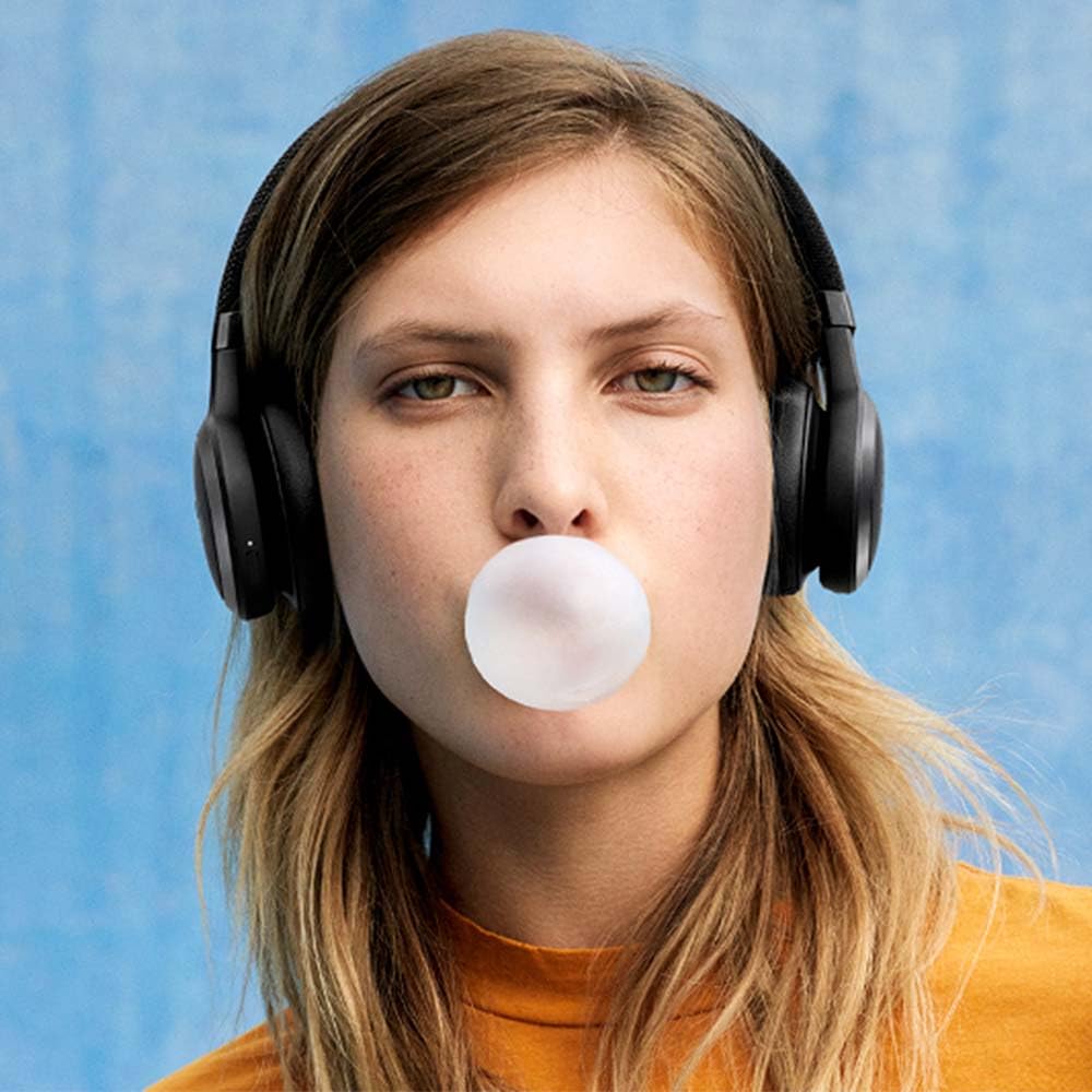 JBL LIVE 460 NC Auriculares supraaurales inalámbricos con cancelación adaptativa de ruido, tecnología Bluetooth, hasta 50h de batería sin NC, asistente de voz y conexión multipunto, negro