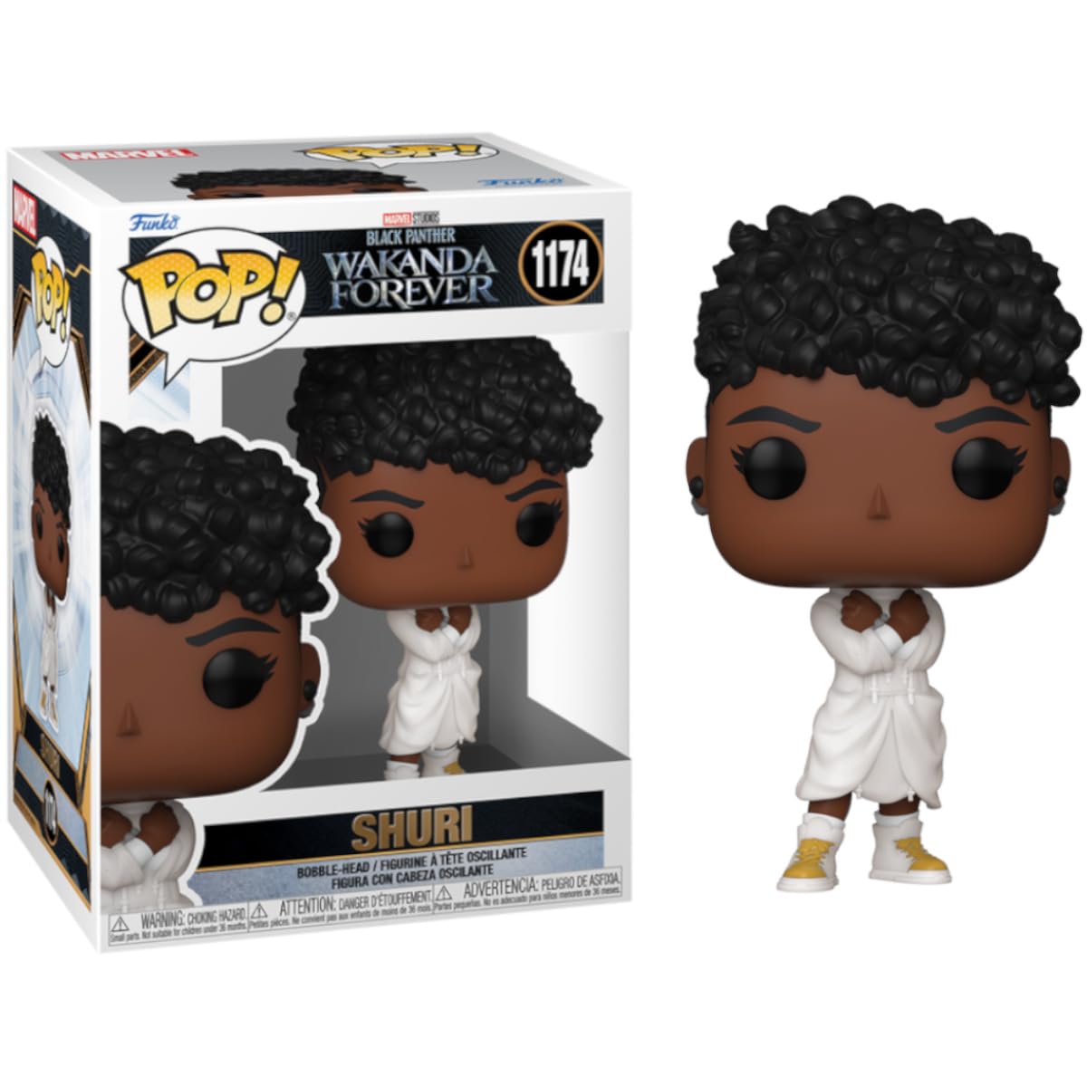Funko Pop! Marvel: Black Panther: Wakanda Forever - Shuri - Figura De Vinilo Coleccionable - Idea De Regalo- Mercancia Oficial - Juguetes Para NiñOs Y Adultos - Movies Fans