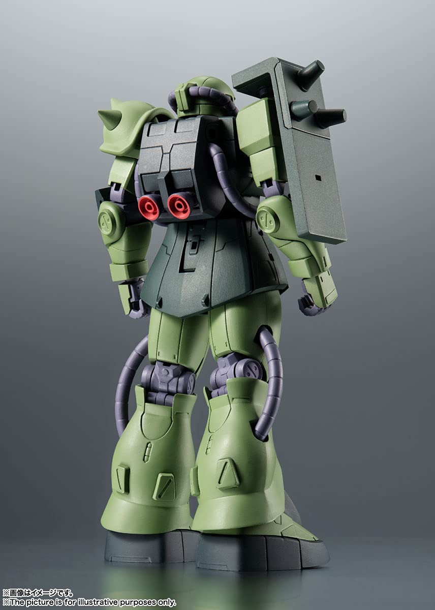 BANDAI Tamashi Nations - Combinaison de meubles Gundam La 08ème équipe MS - MS-06JC ZAKU II Type JC Version ANIME Spirits The Robot Spirits