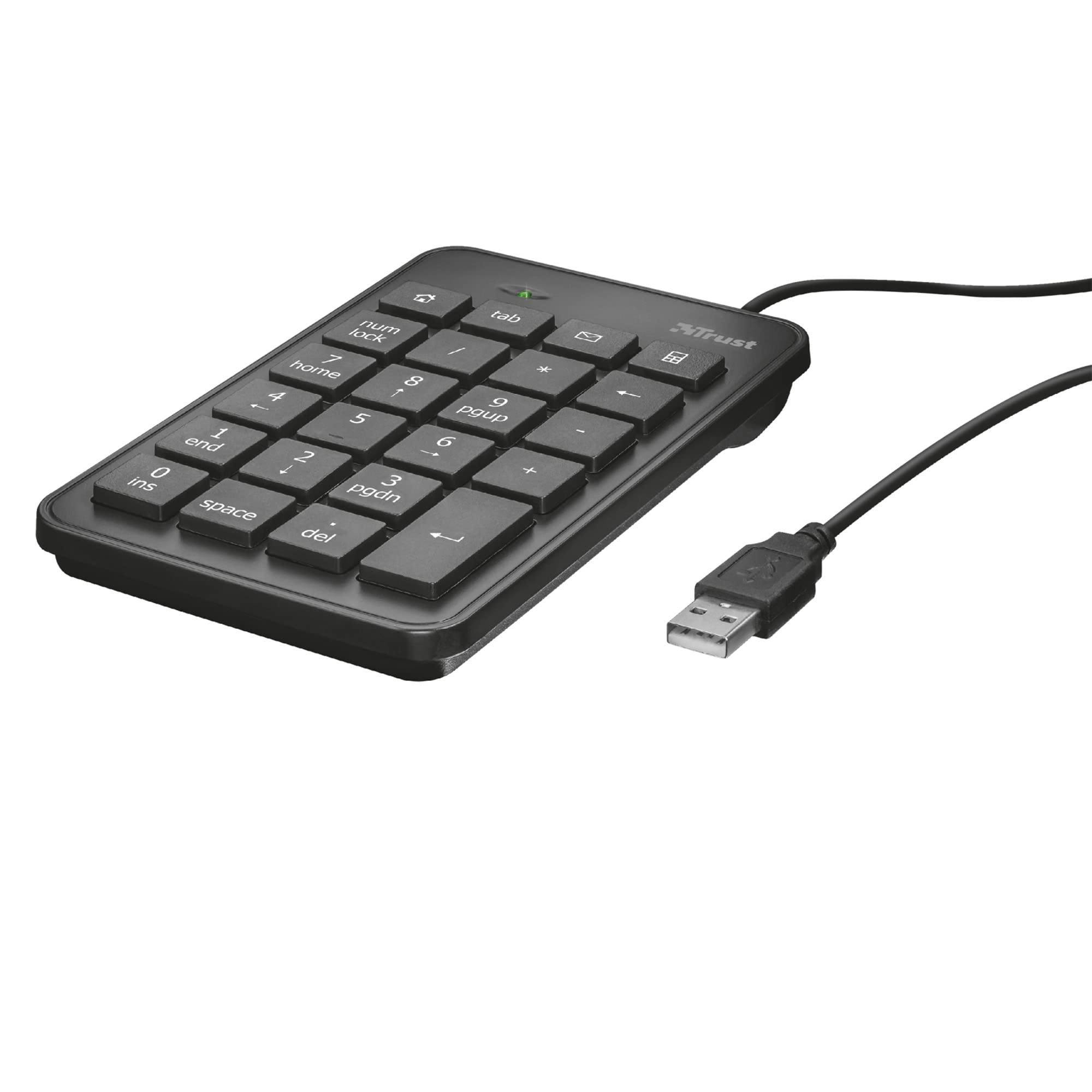 Trust Xalas - Teclado NuméRico Usb, Color Negro