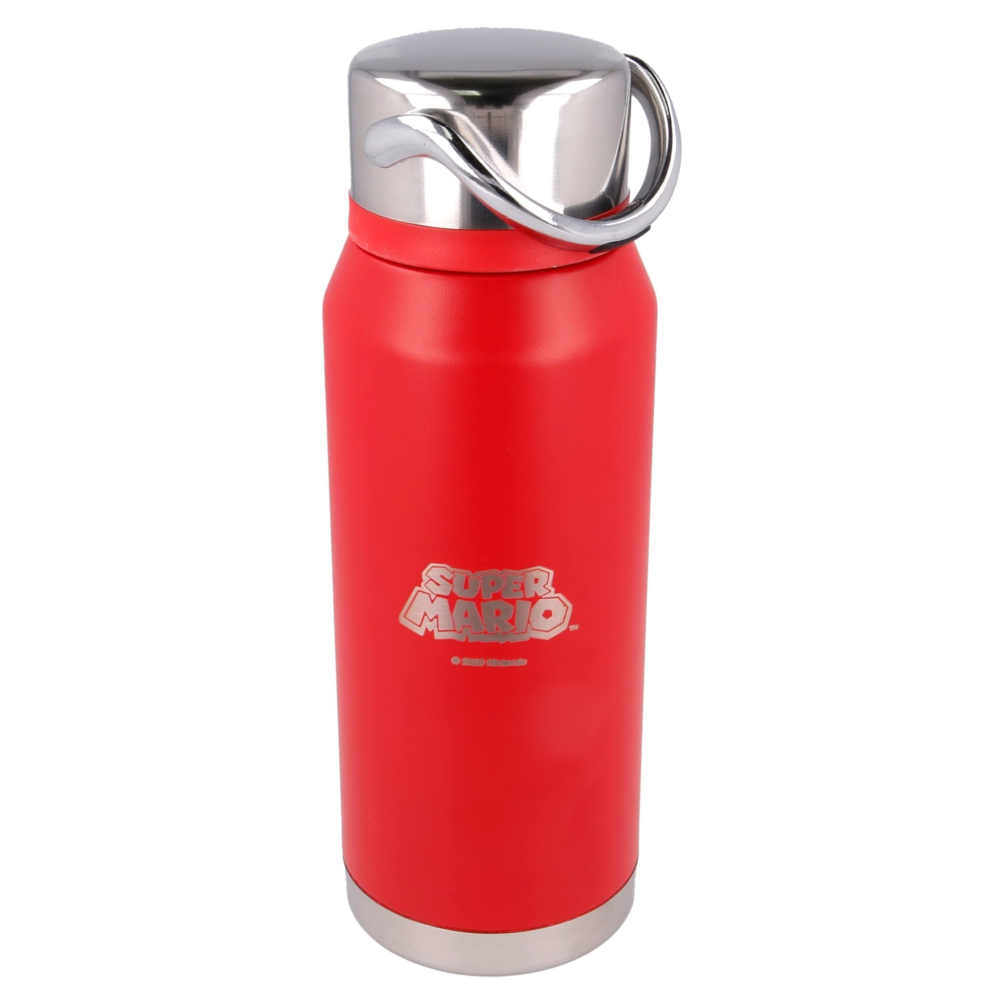 Stor8412497013746acero Inoxidable TéRmica Botella, 505 Ml Capacidad, Super Mario Hugo