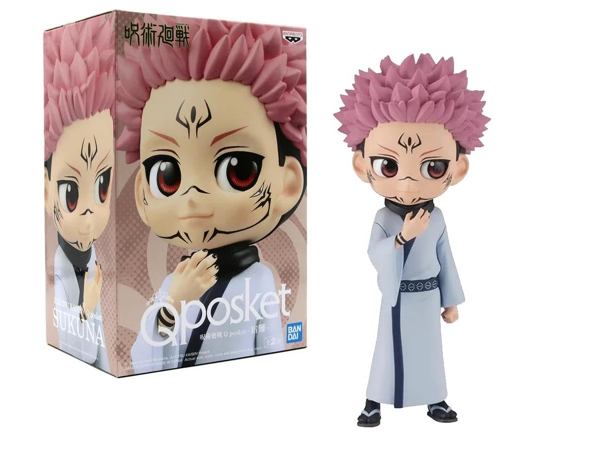 Banpresto Jujutsu Kaisen - Qposket - Sukuna Vers. B - Figurine 14cm