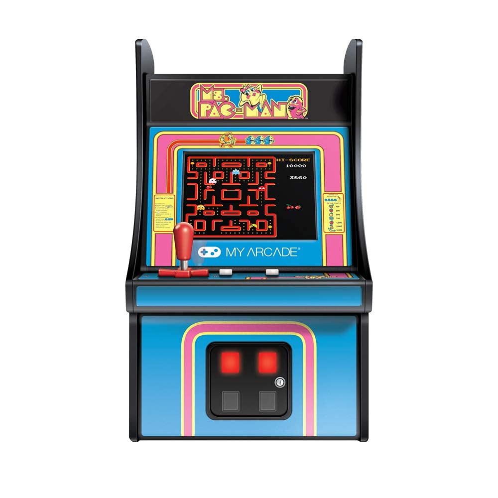 My Arcade Micro Player - Retro Arcade Miss Pac-Man Console - Portable Electronic Game