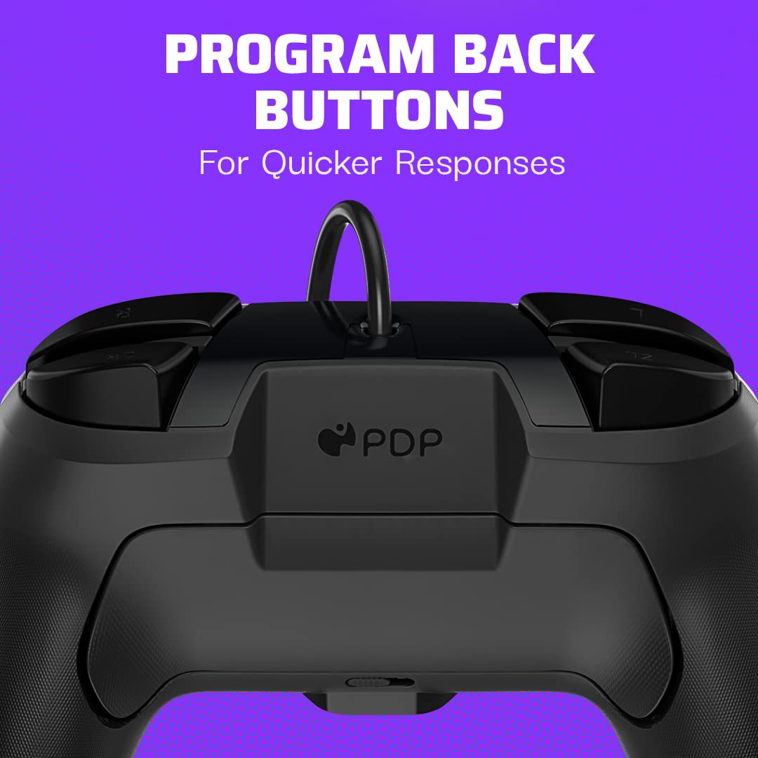 PDP Switch Rematch Manette filaire COMIC STRIP BROS Sous licence officielle Nintendo - Boutons, sticks, déclencheurs et palettes personnalisables - Manettes ergonomiques