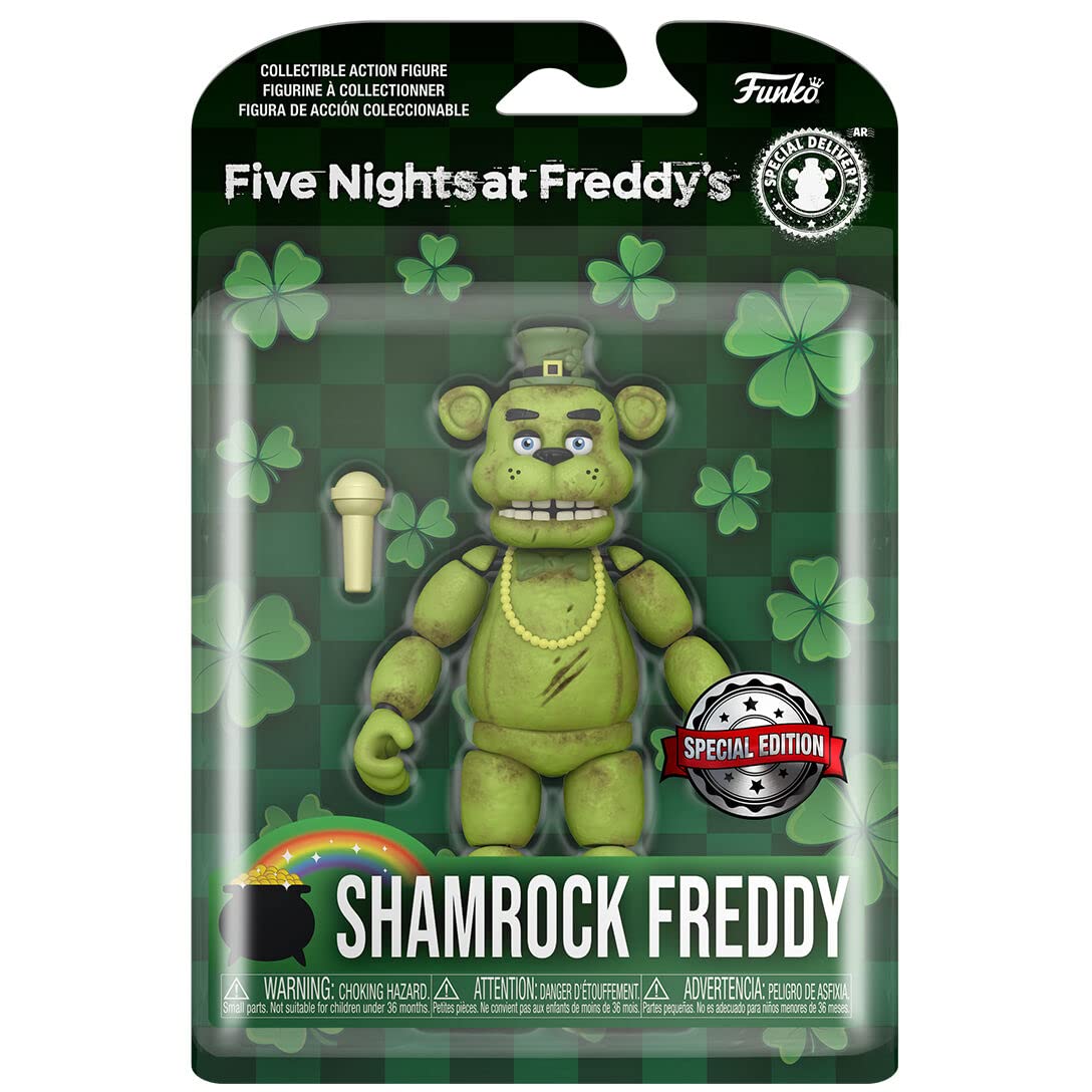 Funko Action Figure: Five Nights At Freddy'S (Fnaf) - Shamrock Freddy Fazbear - Juguete De ColeccióN - Idea De Regalo- Mercancia Oficial - Para Chicos, Chicas Y Adultos - Video Games Fans