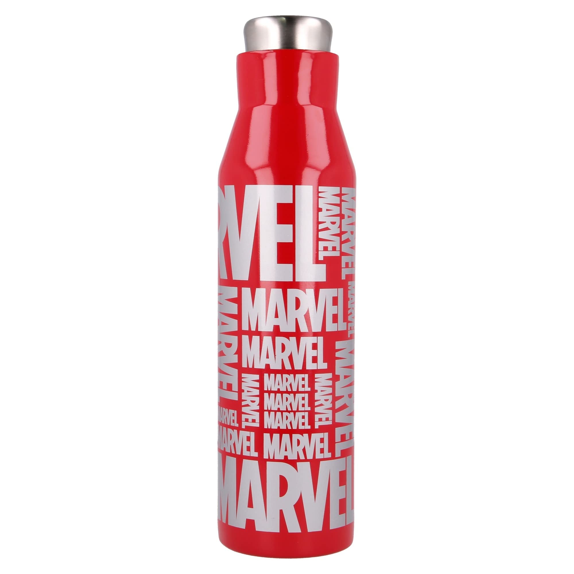 Botella Reutilizable TéRmica De Acero Inoxidable De 580 Ml De Marvel