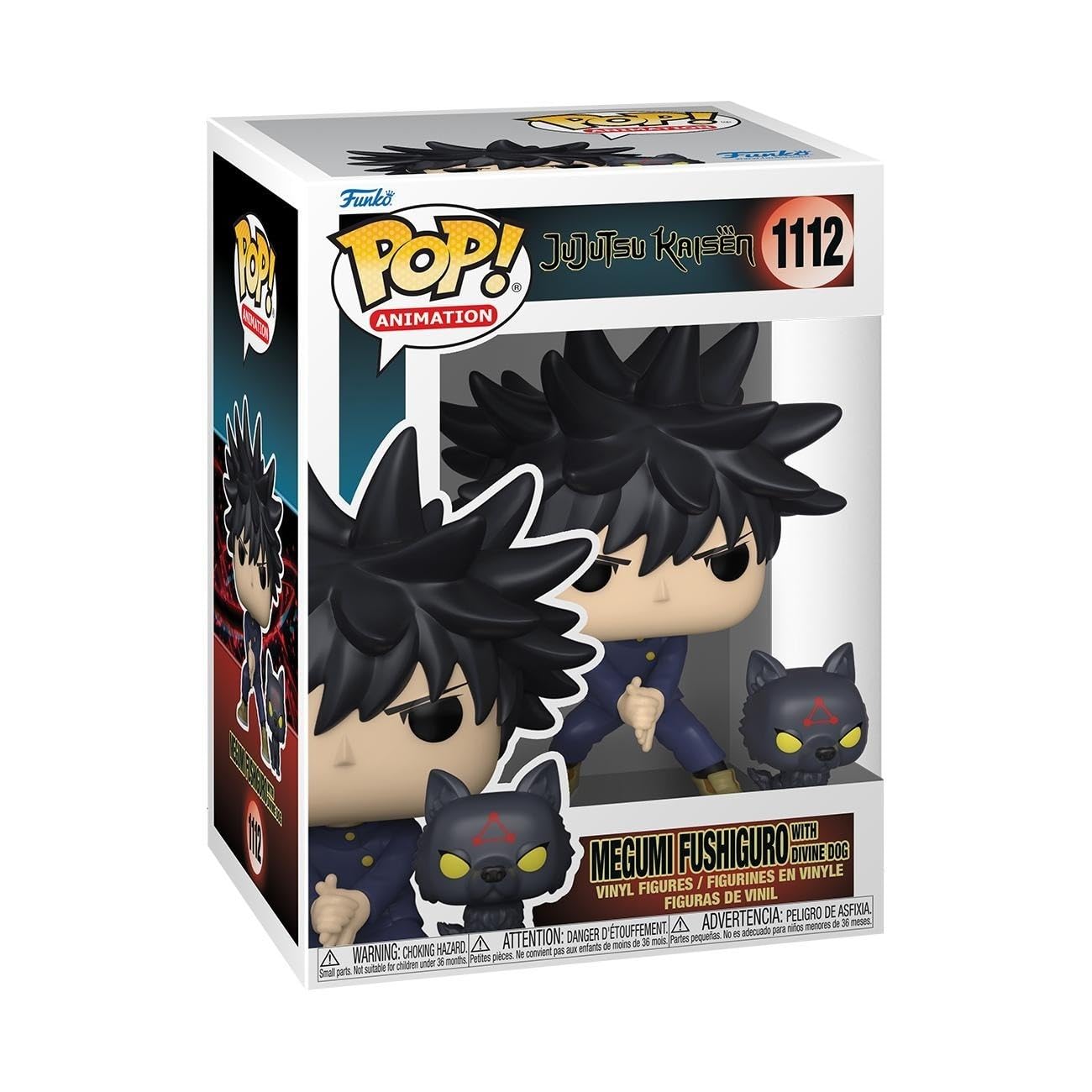 Funko Pop! & Buddy: Jujutsu Kaisen - Megumi Fushiguro With Dogs - Figura De Vinilo Coleccionable - Idea De Regalo- Mercancia Oficial - Juguetes Para NiñOs Y Adultos - Anime Fans