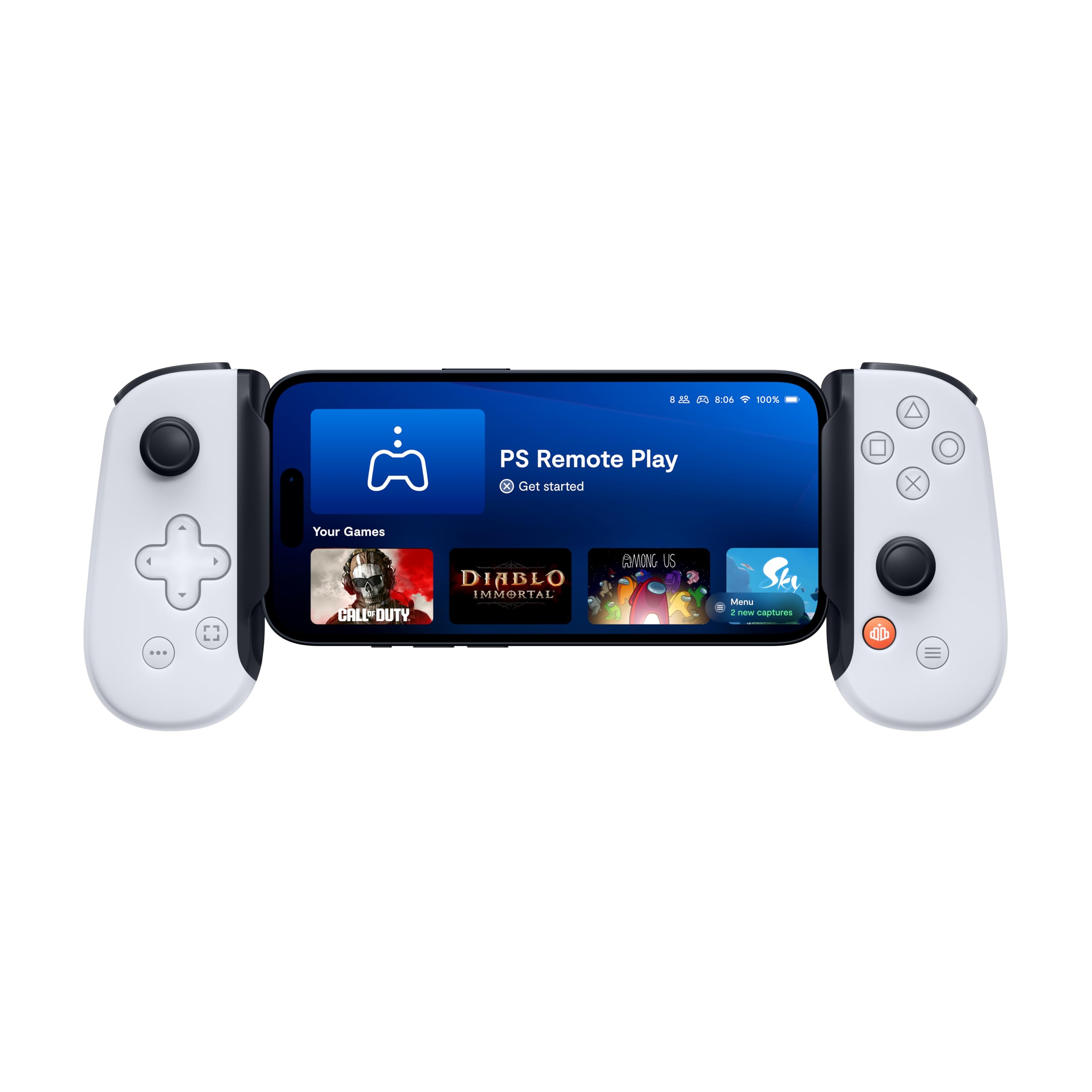 BACKBONE One Mando Gaming para iPhone (Lightning) - Edición PlayStation - Convierte tu iPhone en Consola Portátil con Baja Latencia y Compatible con PS Remote Play y Apple Arcade