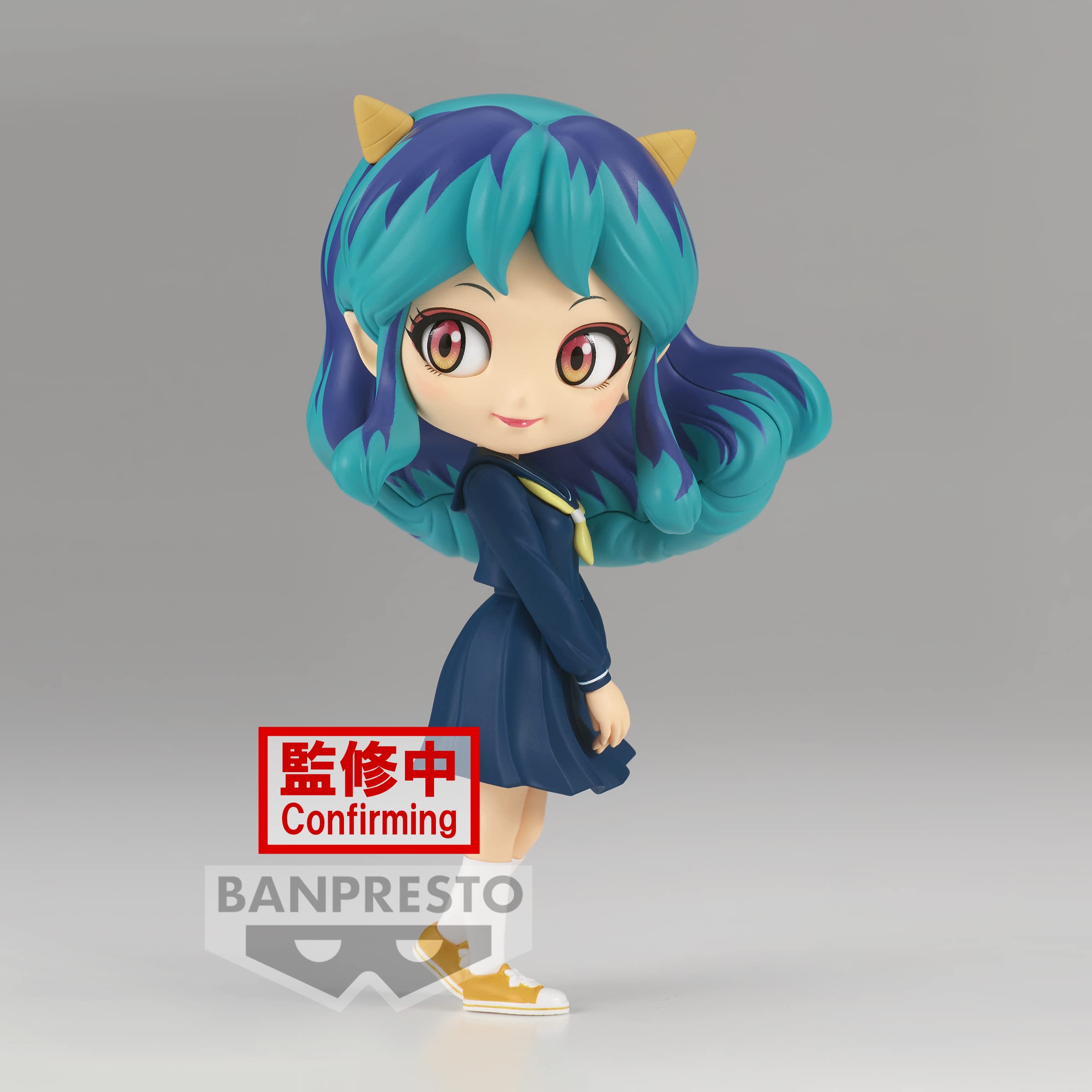 Banpresto Figura Q Posket Lum Uniformver Urusei Yatsura - Anime Ver. (Ver.A) 14cm Bp19776 Multicolor
