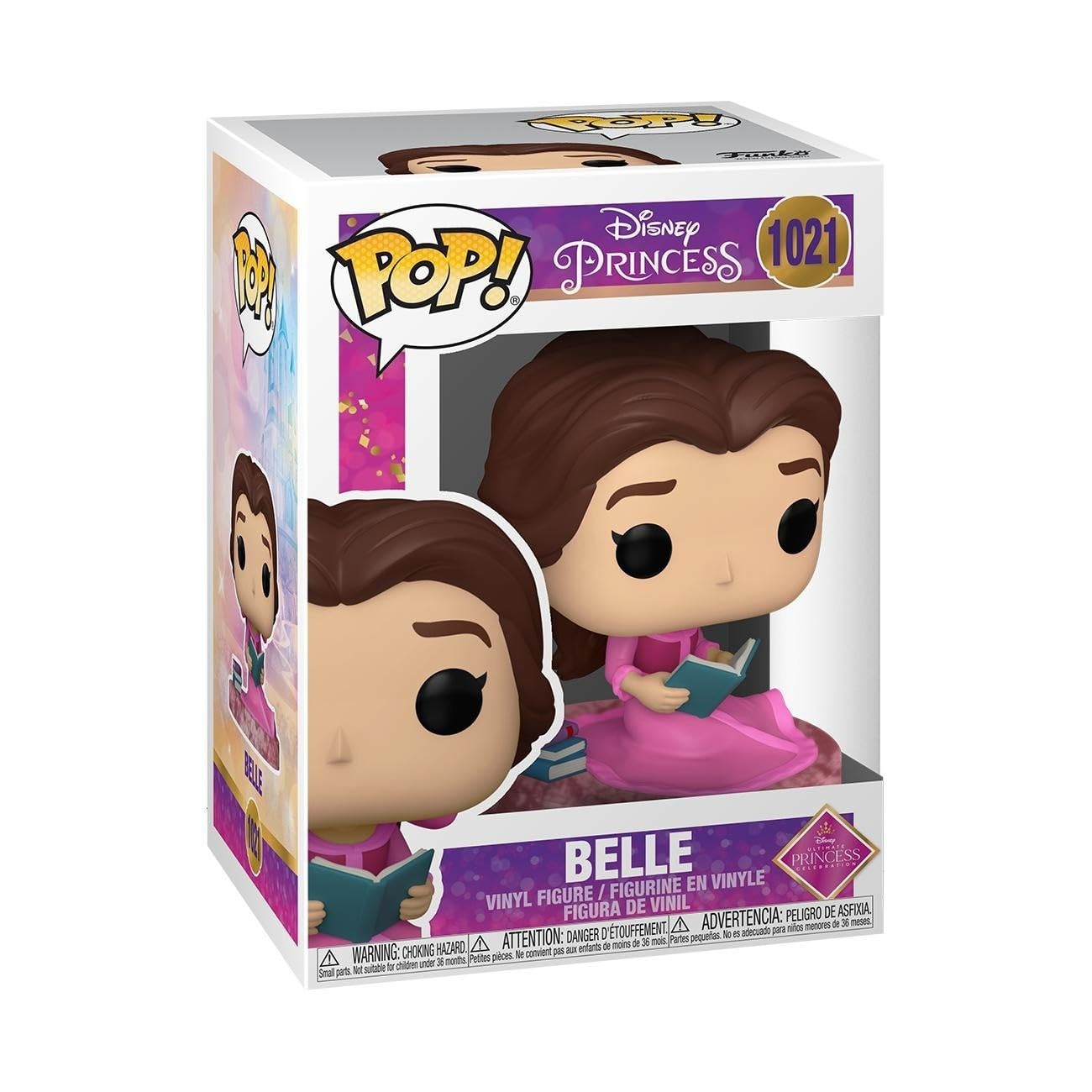 Funko Pop! Disney: Ultimate Princess - Belle - Disney Princesses - Princesas Disney - Figura De Vinilo Coleccionable - Idea De Regalo - Mercancia Oficial - Juguetes Para NiñOs Y Adultos
