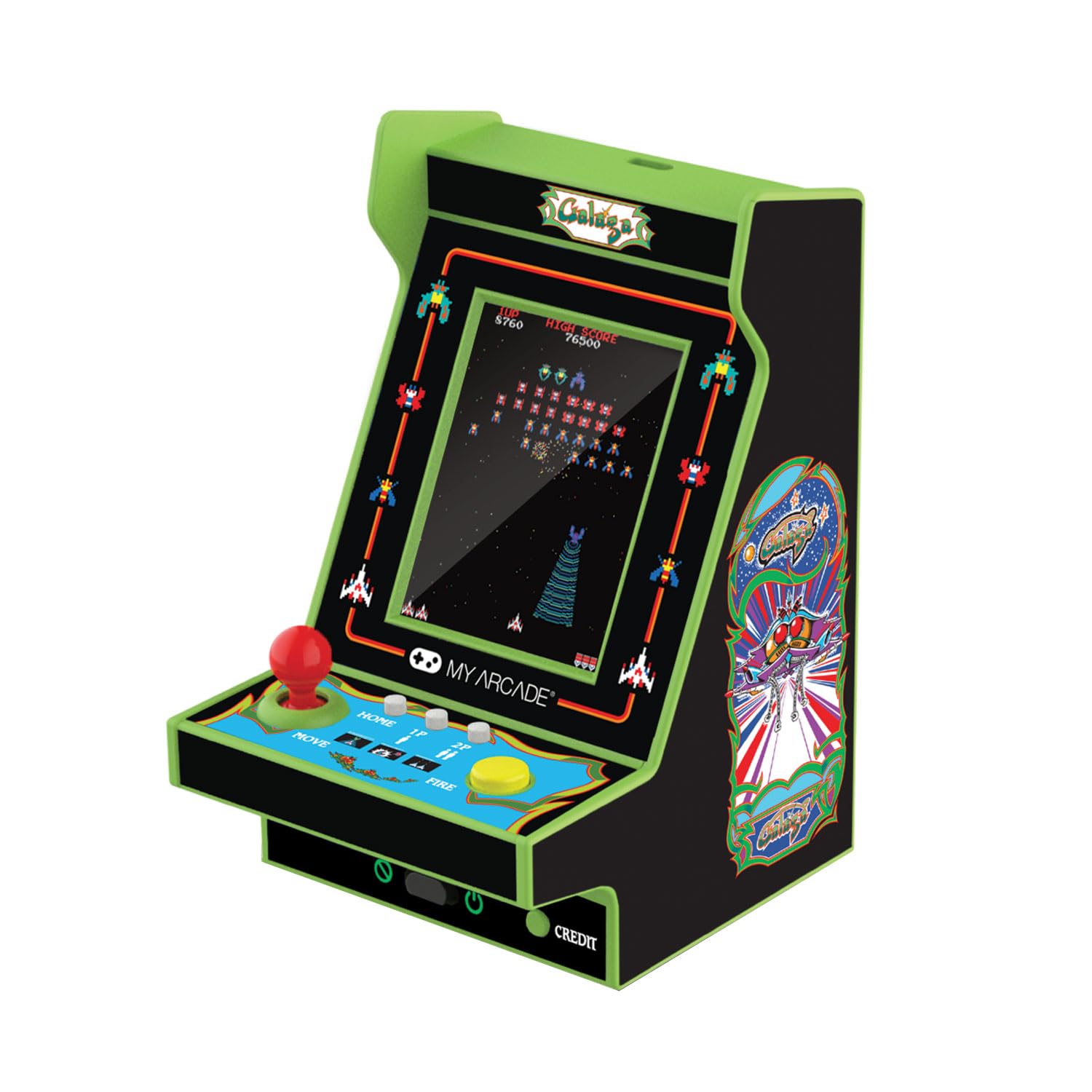 My Arcade Dgunl-4197 Galaga/Galaxian Nano Player Pro Portable Retro Arcade (2 Games In 1)