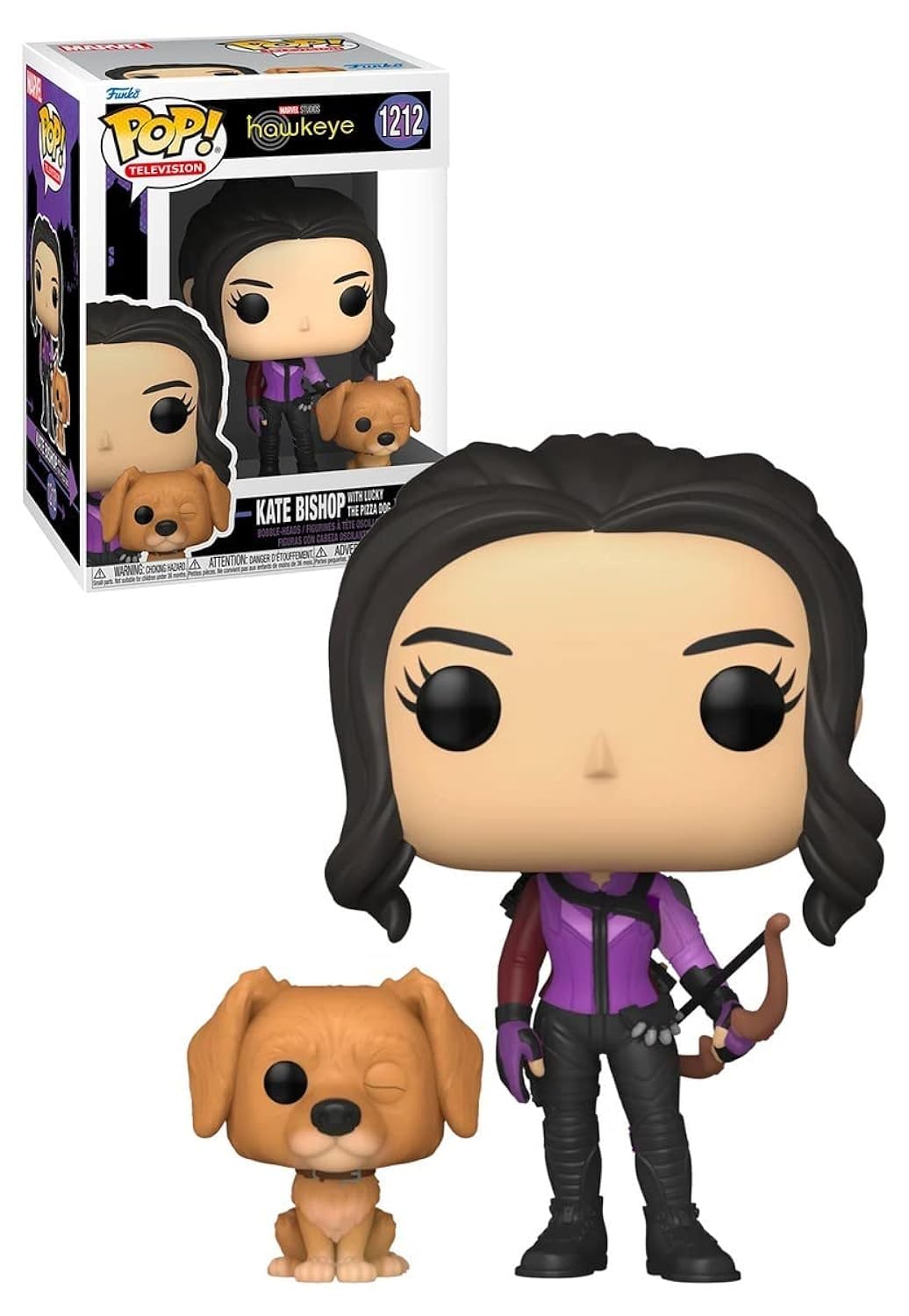 Funko Pop! & Buddy: Hawkeye - Kate Bishop With Dog - Hawkeye Tv Show - Figura De Vinilo Coleccionable - Idea De Regalo- Mercancia Oficial - Juguetes Para NiñOs Y Adultos - Tv Fans