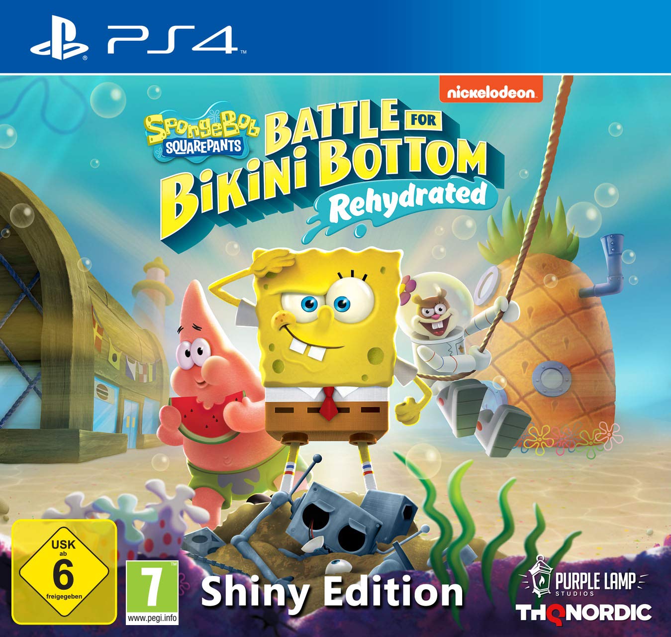 Spongebob Squarepants: Battle For Bikini Bottom Rehydrated PS4 - PAL ESP - Nuevo