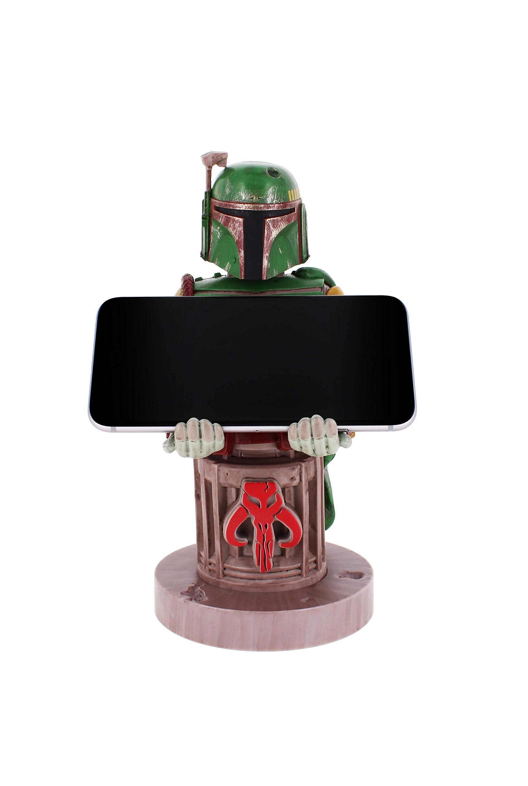 Cable Guys - Star Wars Boba Fett Gaming Accessories Holder & Phone Holder For Most Controller ( XBOX - Series X, Playstation PS5, Nintendo Switch) & Phone (iPhone, Google Pixel, Samsung)