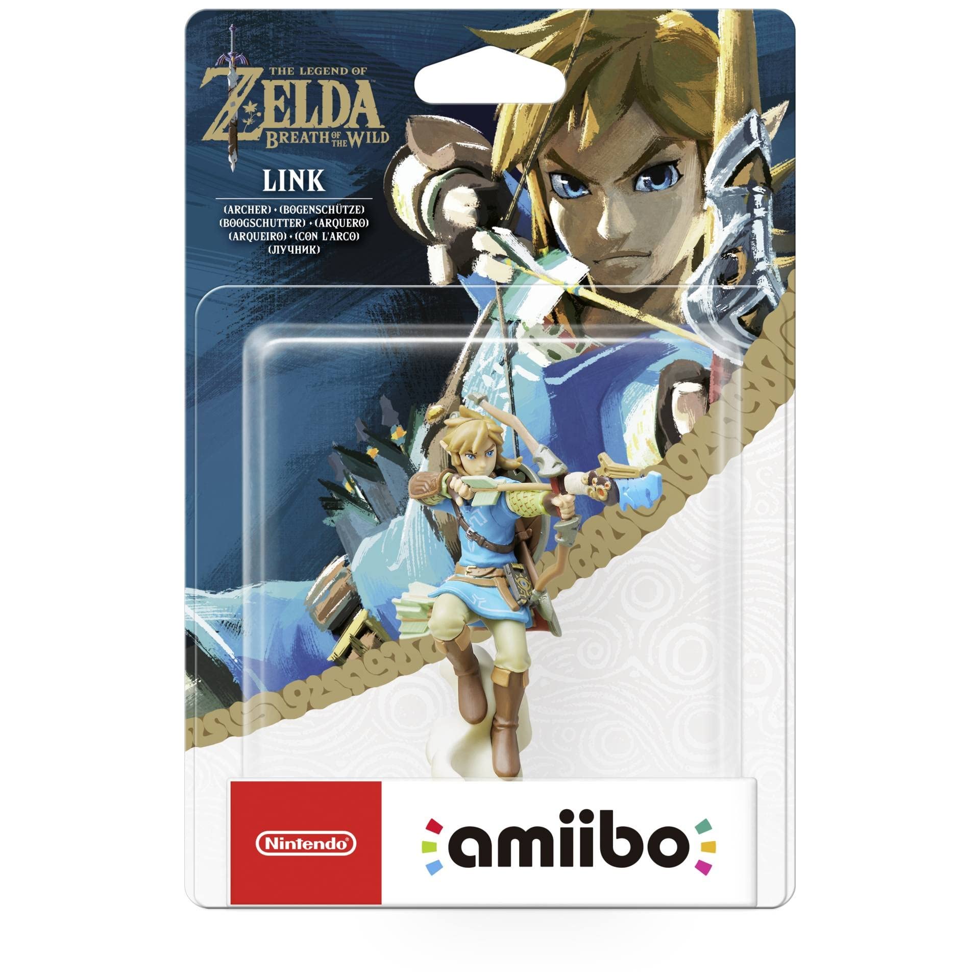 Nintendo Amiibo - The Legend of Zelda: Breath of the Wild - Link Arquero | Figura Coleccionable y Compatibilidad NFC