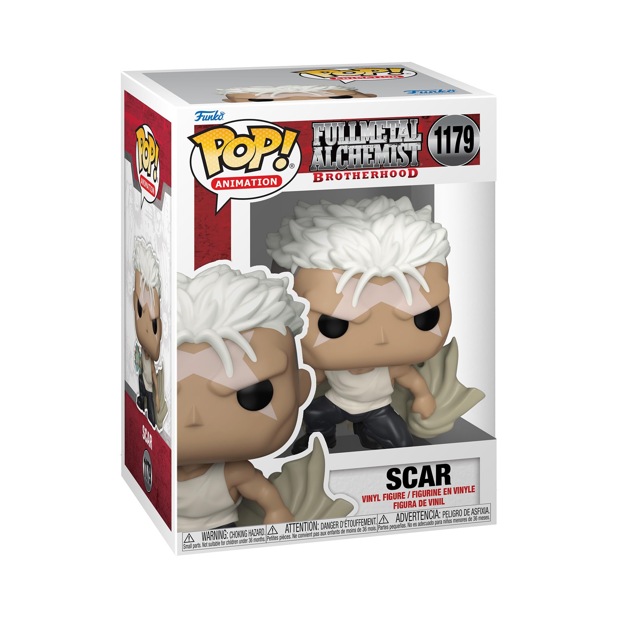 Funko Pop! Animation: Fma: B - Scar - Full Metal Alchemist: Brotherhood - Figura De Vinilo Coleccionable - Idea De Regalo- Mercancia Oficial - Juguetes Para NiñOs Y Adultos - Anime Fans