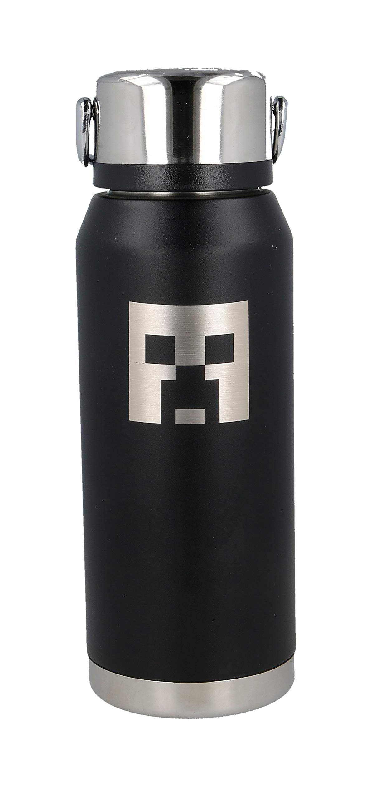 Stor8412497021840acero Inoxidable TéRmica Botella, 505 Ml Capacidad, Minecraft Hugo