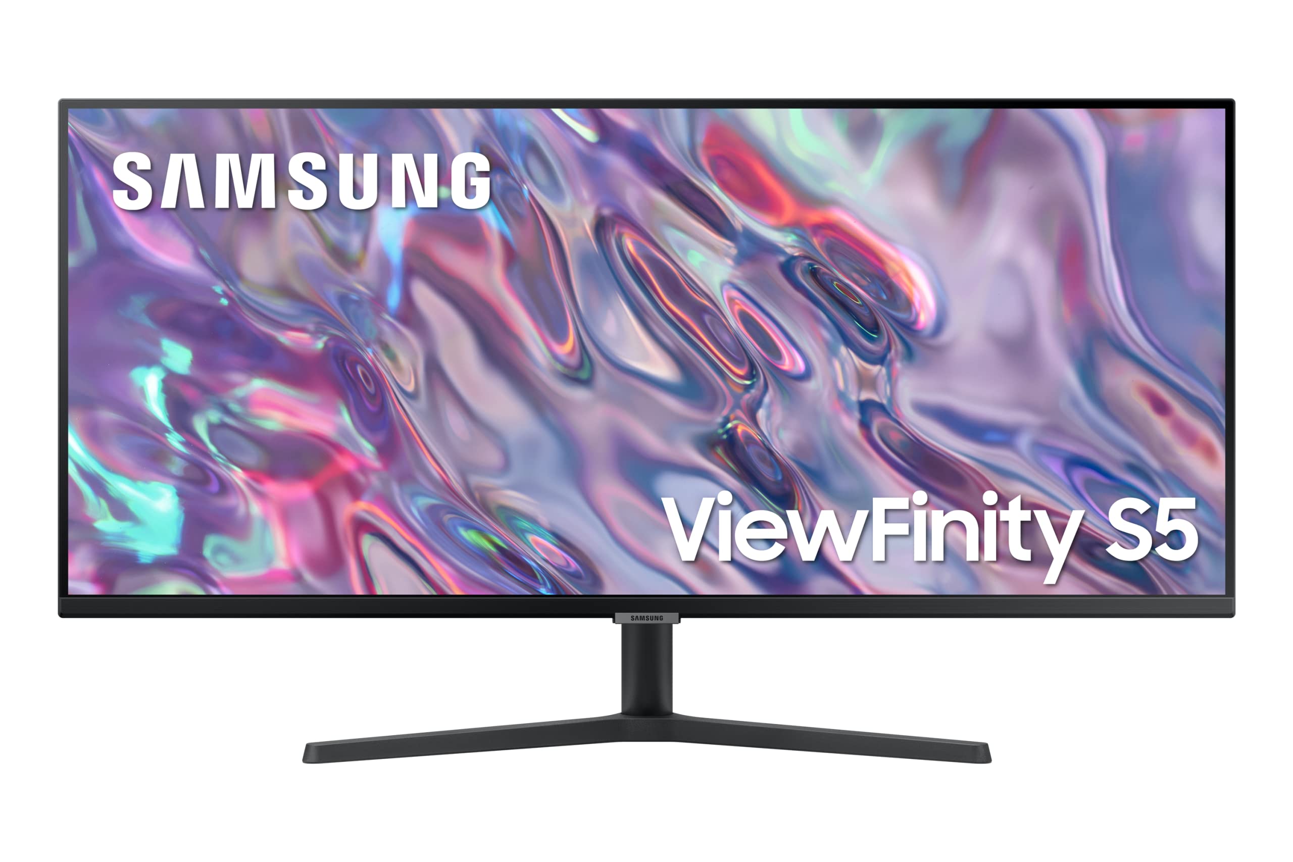 Monitor Profesional Ultraparonámico Samsung ViewFinity S5 S34C500GAU 34'/ UWQHD/ Multimedia/ Negro