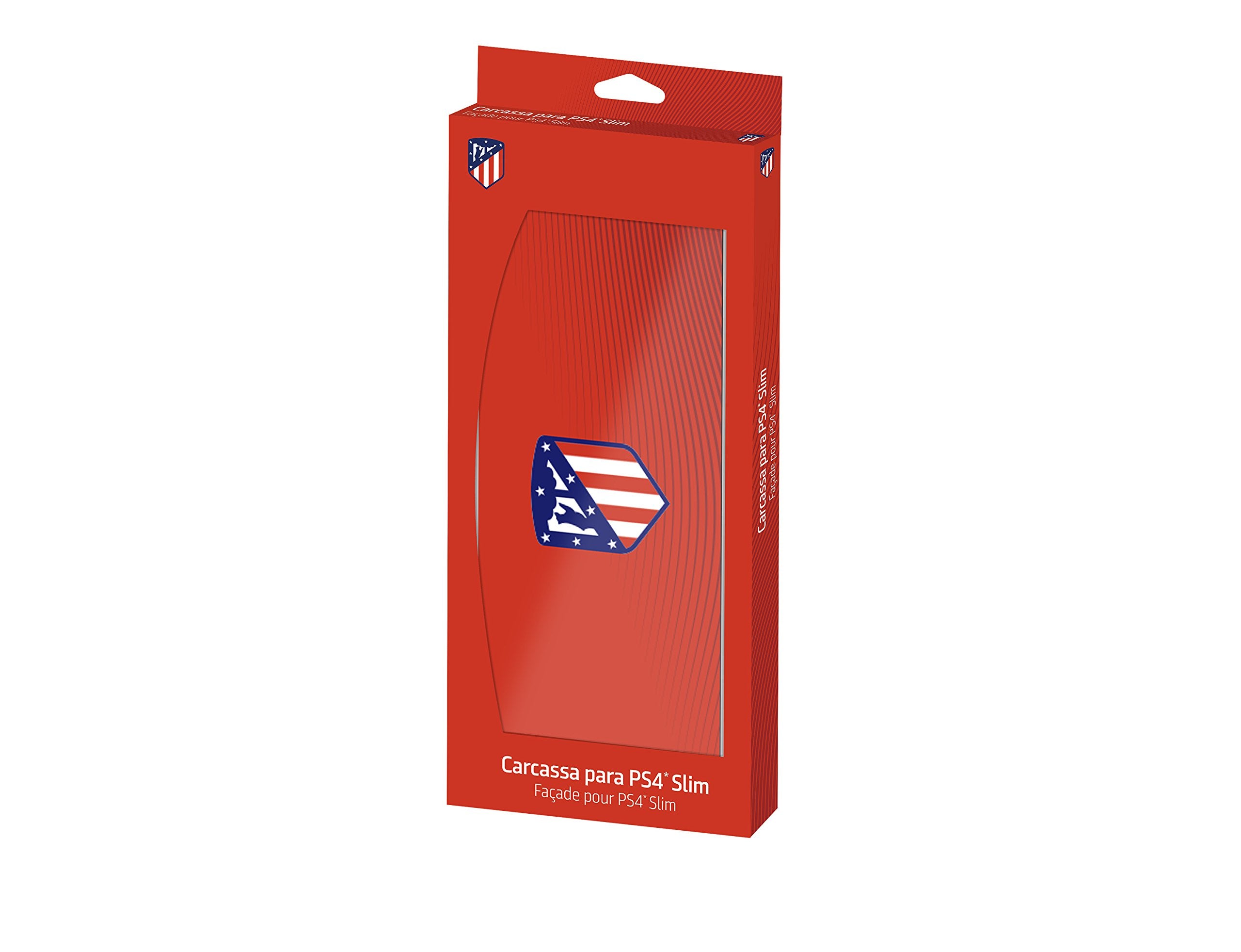 Subsonic - Coque Personnalisée Faceplate Licence Officielle Atlético de Madrid (PS4 Slim)